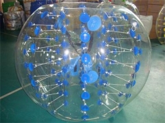 Extreme Blue Color Dots Bubble Soccer Ball