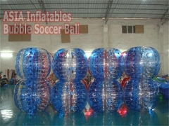 Custom Half Color Bubble Soccer Ball
