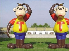 Custom Drop Stitch Inflatables, Giant Custom Inflatable Monkey For Outdoor Advertising with Wholesale Price