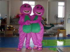 Barney Costume and Balloons Show
