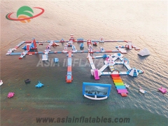 Interactive Inflatable Subic Inflatable Folating Island Water Park