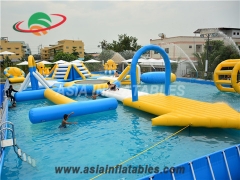Hot sale Inflatable Water Aqua Run Challenge Aqua Park