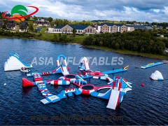 Beautiful appearance Giant Water Aqua Park Floating Water Park Inflatables