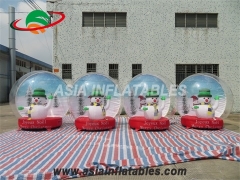 Attractive Appearance Christmas Inflatable Snow Globe Balloon