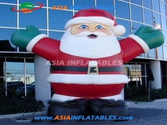Attractive Appearance Advertising Decoration Mascots Inflatable Christmas Santas