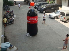 4m кока-кола надувная бутылка реплики