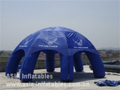 Наружная надувная купольная палатка