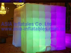 Освещение надувной кубической палатки