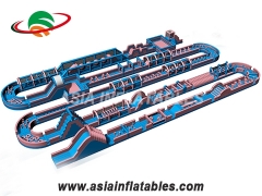 Adults sports obstacle course inflatable maze