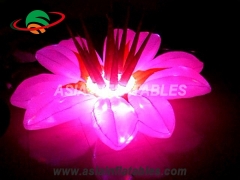  красочное освещение надувной цветок