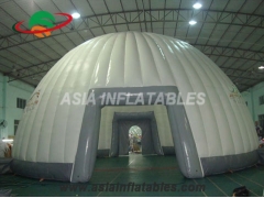 надувная купольная палатка