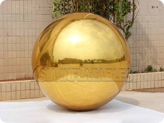 Воздушный шар с золотым зеркалом