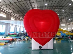 Custom Red Inflatable Heart Model