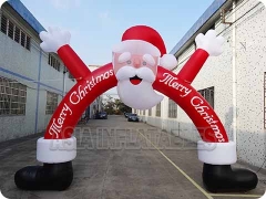 Надувная рождественская арка Санта Клауса