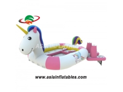 Inflatable Unicorn Tube Boat