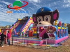 Good PAW Patrol Inflatable Funcity Bouncy Castle For Rent, Inflatable Car Showcase With Wholesale Price